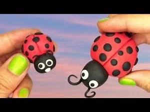How to make ladybug with clay🐞| How to make miraculous ladybug with clay