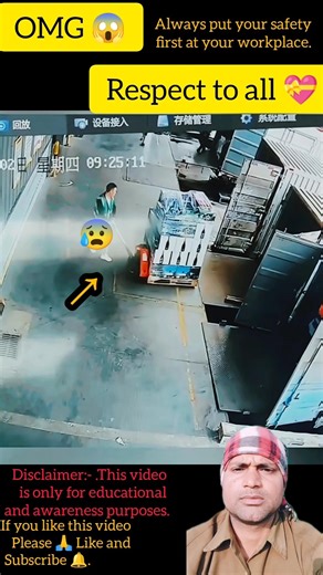 OMG! 😱 Worker Saves Life in Seconds | Workplace Safety Gone Wrong!
