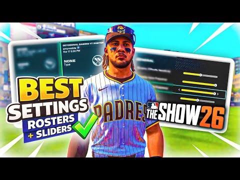 Best Settings & Sliders in MLB The Show 26 Franchise Mode