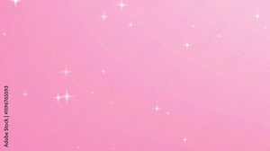 twinkling shimmering stars glowing animation on a bright pink animated gradient vertical background