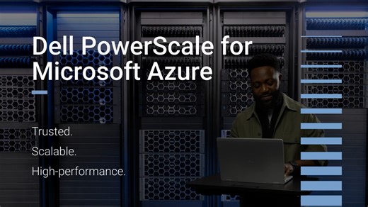 Dell PowerScale for Microsoft Azure Experience Dell PowerScale for Microsoft Azure, a new approach to file storage designed for today’s pace of progress. See how seamless integration and scalable performance help you keep teams connected, simplify workflows, and support innovation across every stage, from data-driven research to creative production. Together, Dell Technologies and Microsoft are turning bold ideas into real impact. Dell PowerScale for Microsoft Azure is natively integrated file s
