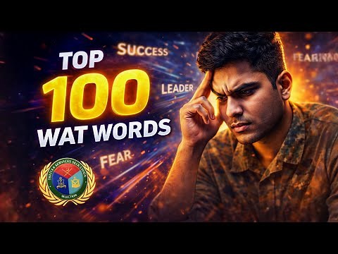 word association practice test (WAT)|most repeated words| ISSB | SSB | Psychologist test