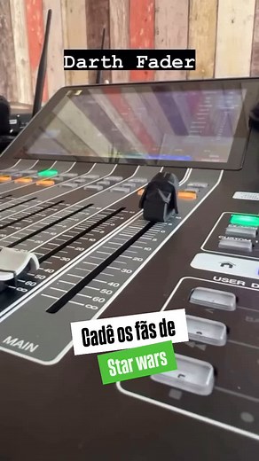 6.2K views · 53 reactions | Darth fader 藍 #backstage #som #audionaestrada #sonorização #audio #eventos #sound #dj #sonido #soundsystem #someluz #someiluminação | Áudio na estrada. | Facebook
