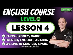 Learn English 🟢 Level 1 Lesson 4 🟢 Cities Countries Languages