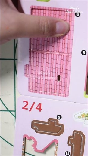 Garden House -DIY 3D PopUp Puzzle #ロシア#asmr #satisfying #handmade #shorts #relaxing #庭家庭 #treehouse