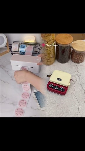 What would you print with these multicolored labels#asmr #smallbiz