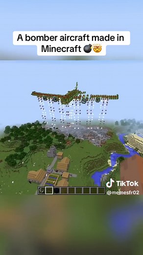 How to Make a Bomber Aircraft in Minecraft