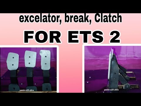 🎮 How to Make Accelerator, Brake, & Clutch Pedals for Euro Truck Simulator 2 | DIY Pedal Set at Home