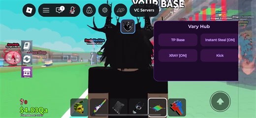 VARY HUB SCRIPT IN STEAL A BRAINROT #stealabrainrot #roblox ##viral #fyp #makeitviral