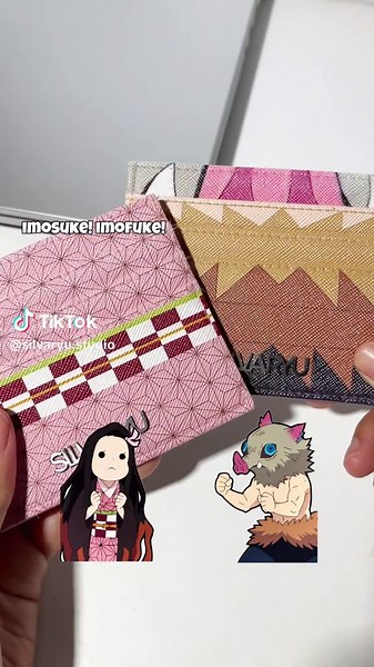 cutest duo😚😚 #silvaryu #cardholderwallet #inosuke #nezuko #demonslayer