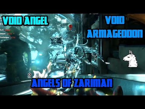 Let's Play Warframe - Angels of Zariman - How to Void Armageddon (Defeat the Void Angel)