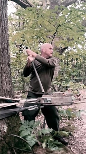 Tirfor winch in the woods… a change from the DZ!