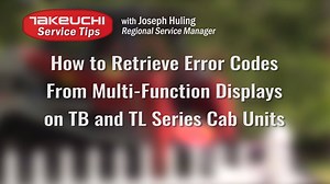 19 reactions | Check out our latest Takeuchi Service Tip from one of our Regional Service Managers, Joseph Huling. #InTheKnow | Takeuchi | Facebook