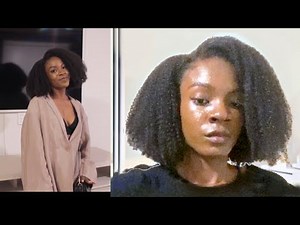 How To CHEAT! Most Undetectable! Most NATURAL! U-Part 4C Natural Hair Long Bob Side Part UPART Wig