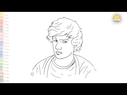 Liam Payne drawing video | English singer drawings | How to draw Liam Payne face step by step