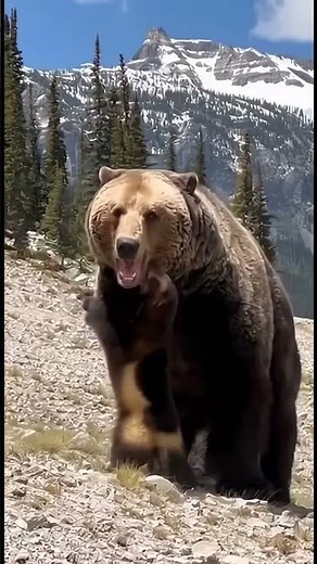 Wolverine vs Grizzly Bear — Who Actually Wins #wildlife #shorts