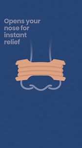 Craving a better night's sleep? Our flexible spring-like bands help you breathe better. Use as directed. | Breathe Right Nasal Strips