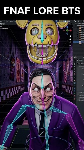 FNaF LORE Explained In 49 Seconds - BTS vs Animation