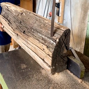 Create A Simple Black Rectangular Table With Four Super Sturdy Legs From Discarded Shipbuilding Wood | WT HD Woodworking