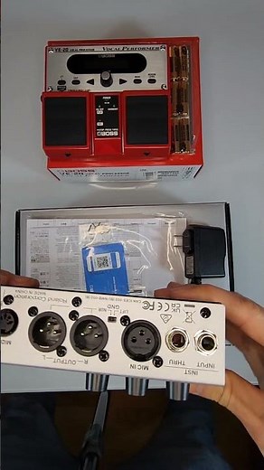 unboxing Boss VE-500 Vocal Performer and Boss VE-20 Vocal Effects Processor