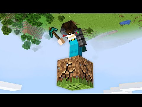 Minecraft, But It's 1 Upside Down Block...