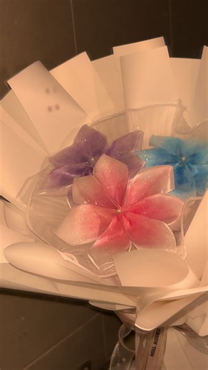 #ดอกไม้ริบบิ้น#ดอกไม้วาเลนไทน์#ร้านดอกไม้ลาดกระบัง#ดอกลีลาวดี#tiktok