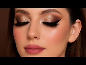 Glamorous Glitter Eye Makeup Tutorial ✨ | Step by Step #usa