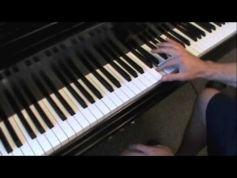 B flat Major Scale Fingering, piano