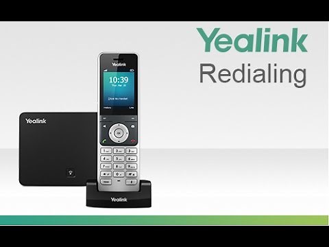 How to Redial a Number: Yealink W60P / W56P Business IP DECT Phone