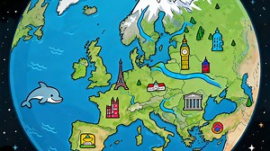 英语儿歌——了解欧洲的国家（中英字幕）