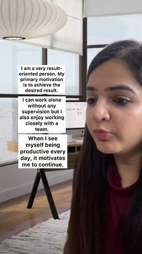 Interview Question: What motivates you? | Best Sample Answer