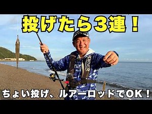 手軽なタックルでちょい投げ！キス連掛け連発！【フィッシングマスター】