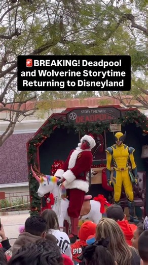 Disneyland just announced that Deadpool and Wolverine are returning to Disneyland for a limited time