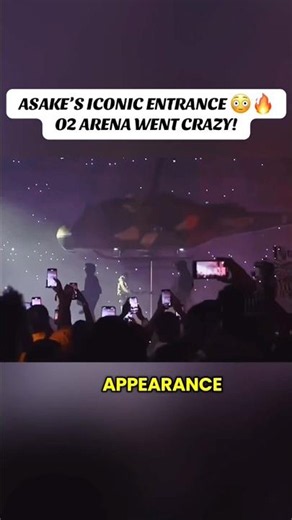 Asake’s First O2 Arena Entrance Was Pure Cinema! 🔥🤯