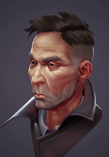 Kirill Maslov presented a neat, Arcane-style 3D animated character sculpt made with Nomad Sculpt, Blender, 3DCoat, and CozyBlanket. See more here: https://80.lv/articles/arcane-style-noir-detective-animated-3d-sculpt-by-kirill-maslov/ | 80 Level