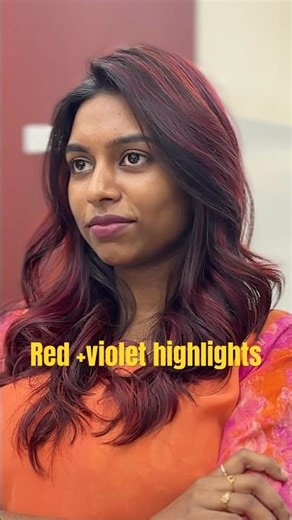 Red Hair Color Transformation | Trending Red Hair Color for Indian Hair #wellacolor #haircolor