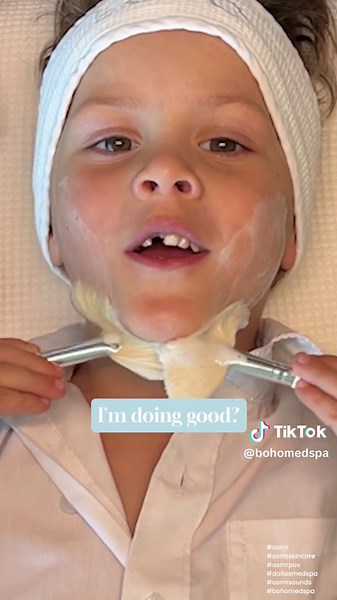 Bubble Bath Facial ASMR Experience for Relaxation