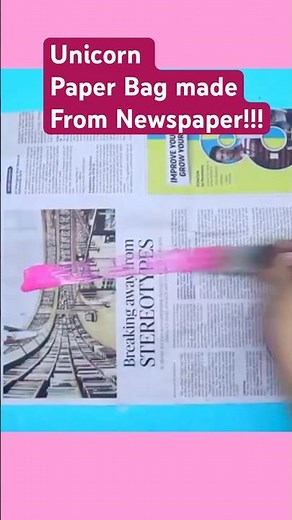 Newspaper to Stylish Bag 🛍️ | Simple Paper Craft at Home