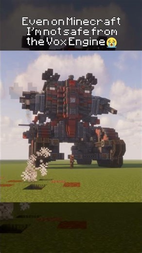 VOX Engine from Helldivers in Minecraft Create Aeronautics #minecraft