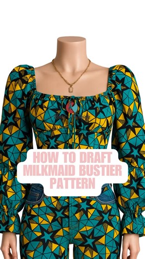 The milkmaid top is stylish, flattering, and surprisingly beginner-friendly to draft! In this tutorial, I’ll walk you through how to transform a basic bodice block into this beautiful ruched neckline, princess-cut, puff-sleeved dream — perfect for denim, Ankara, or lace. No guessing, no fuss — just pure fashion drafting goodness #MilkmaidTop #PatternDrafting #FashionDesignTips #HowToSew #DraftWithRemi #SewingTutorial #AnkaraTop #RemisFashion #DiyFashionDesign #PuffSleeveTop #CropTopDesign #Fashi