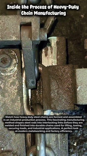 Inside the Process of Heavy-Duty Chain Manufacturing #diyprojects #engineering