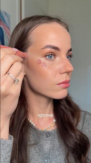 how to apply your cream bronzer, blush and concealer #makeuptips