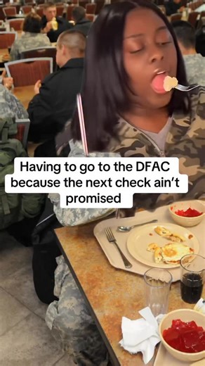 DFAC ain’t looking to bad now huh 🥲 #govermentshutdown #military #militarypay #army #activeduty | Vivian Bobe