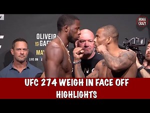 Full UFC 274: Oliveira vs. Gaethje Weigh in Face Off Highlights