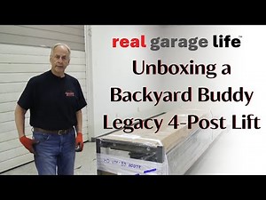 Backyard Buddy Wide Buddy *Legacy* Installation - Unboxing Your Lift - Part 2