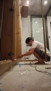 wiring installation of led strip lights for cabinet