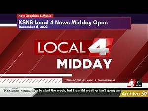 KSNB Local 4 Midday Open - New Graphics & Music | December 18, 2023
