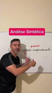 How to perform syntactic analysis #portuguese #enem #grammar #syntax