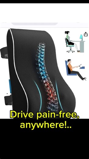 Ultimate Car Seat Pillow for Your Back!