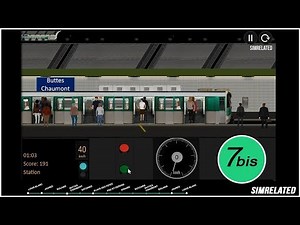 Paris Metro Simulator / Ligne 7bis - Line 7bis - Linie 7bis / Train MF67